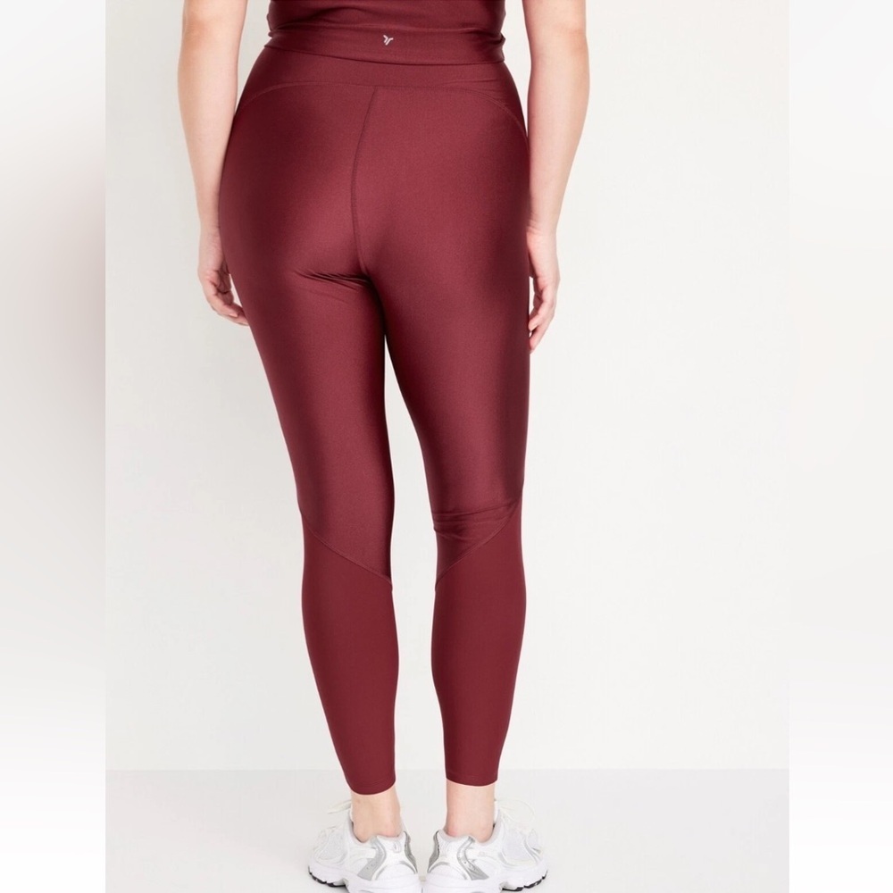 Old Navy Active 2X Red Light Compression Shine Workout Leggings - Picture 4 of 14